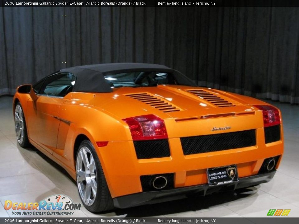 2006 Lamborghini Gallardo Spyder E-Gear Arancio Borealis (Orange) / Black Photo #2