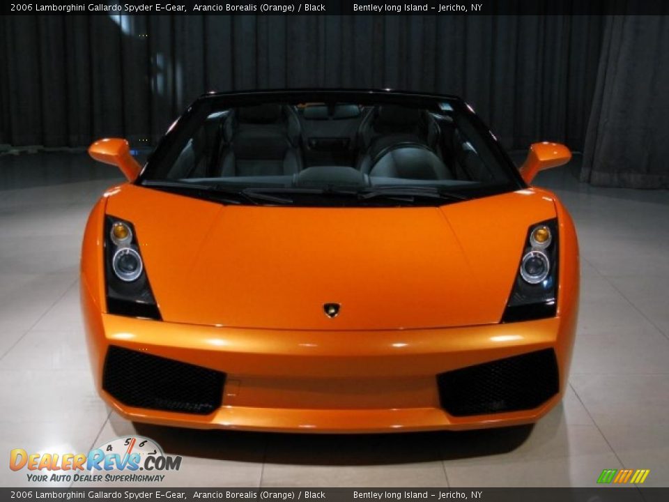 2006 Lamborghini Gallardo Spyder E-Gear Arancio Borealis (Orange) / Black Photo #4