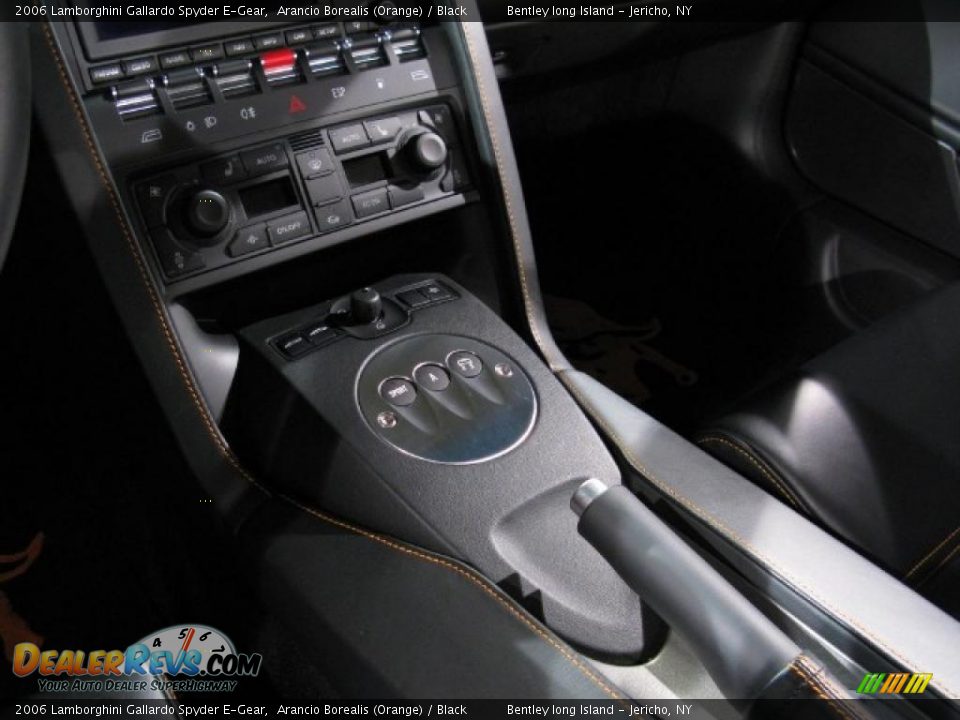 2006 Lamborghini Gallardo Spyder E-Gear Arancio Borealis (Orange) / Black Photo #10