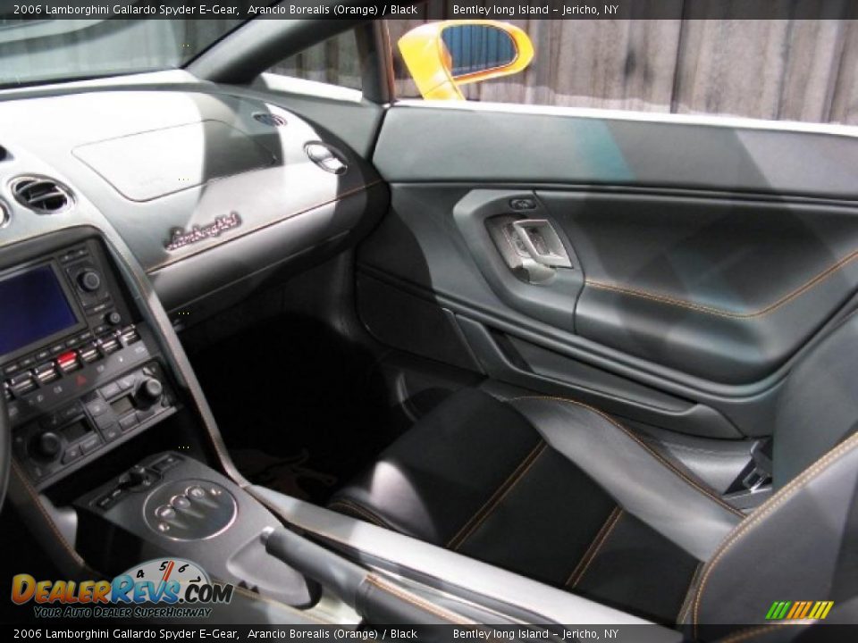 2006 Lamborghini Gallardo Spyder E-Gear Arancio Borealis (Orange) / Black Photo #11