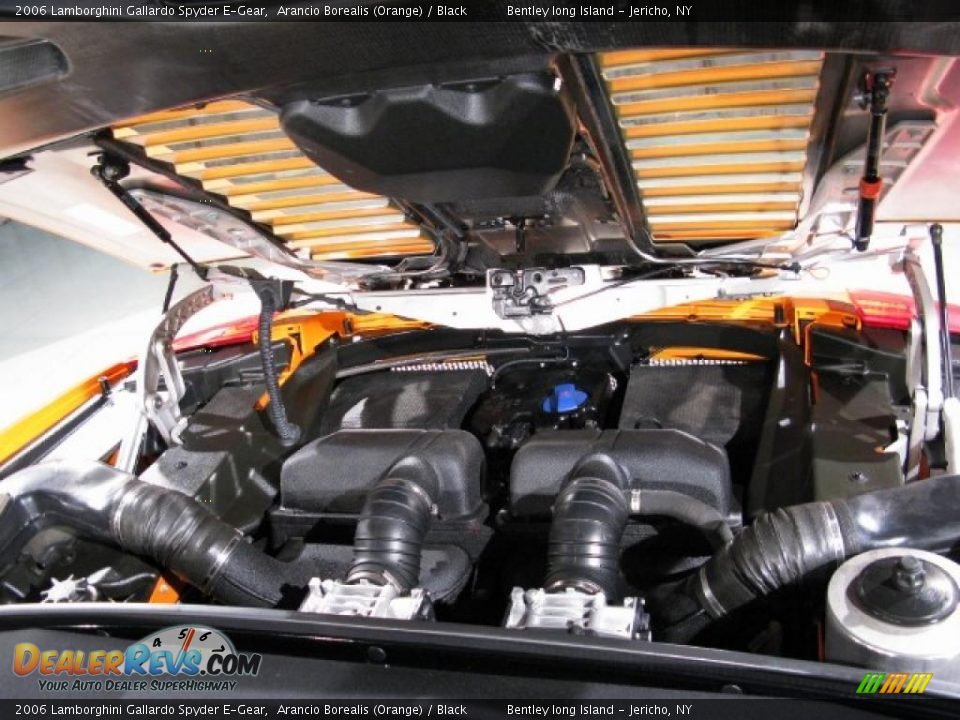 2006 Lamborghini Gallardo Spyder E-Gear Arancio Borealis (Orange) / Black Photo #15