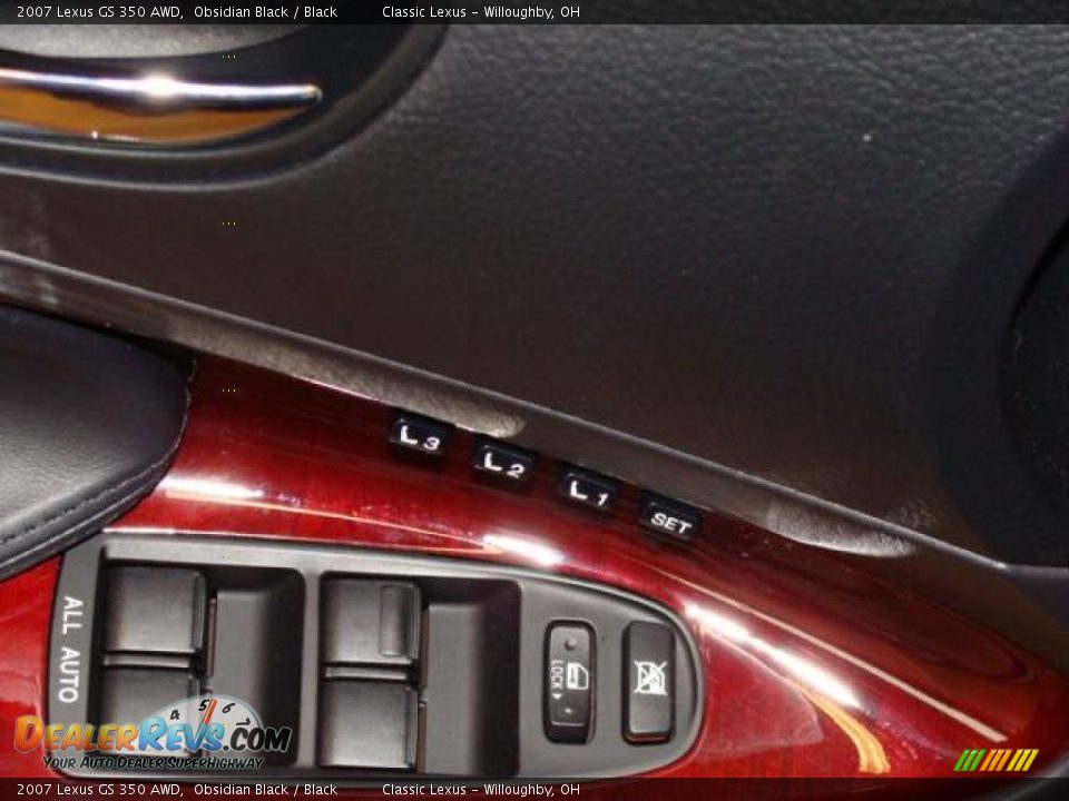 2007 Lexus GS 350 AWD Obsidian Black / Black Photo #9