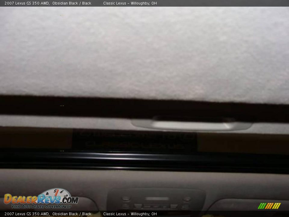 2007 Lexus GS 350 AWD Obsidian Black / Black Photo #15