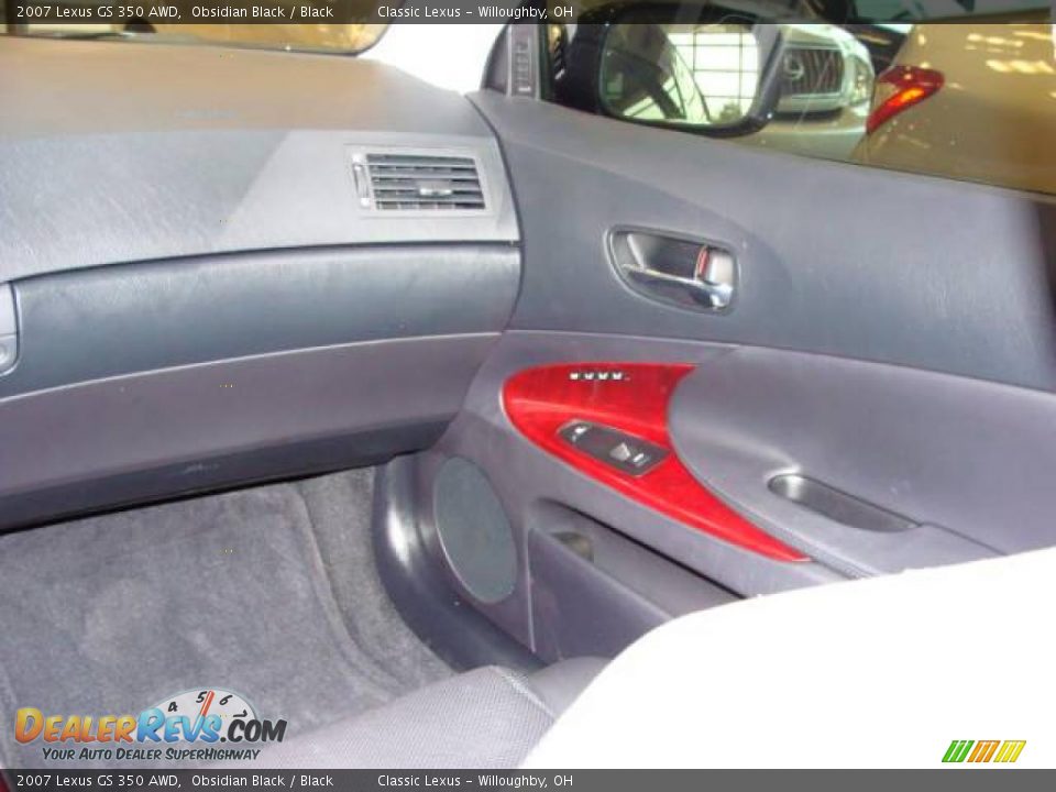2007 Lexus GS 350 AWD Obsidian Black / Black Photo #16