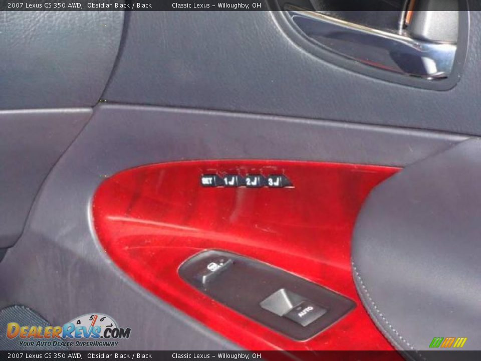 2007 Lexus GS 350 AWD Obsidian Black / Black Photo #17