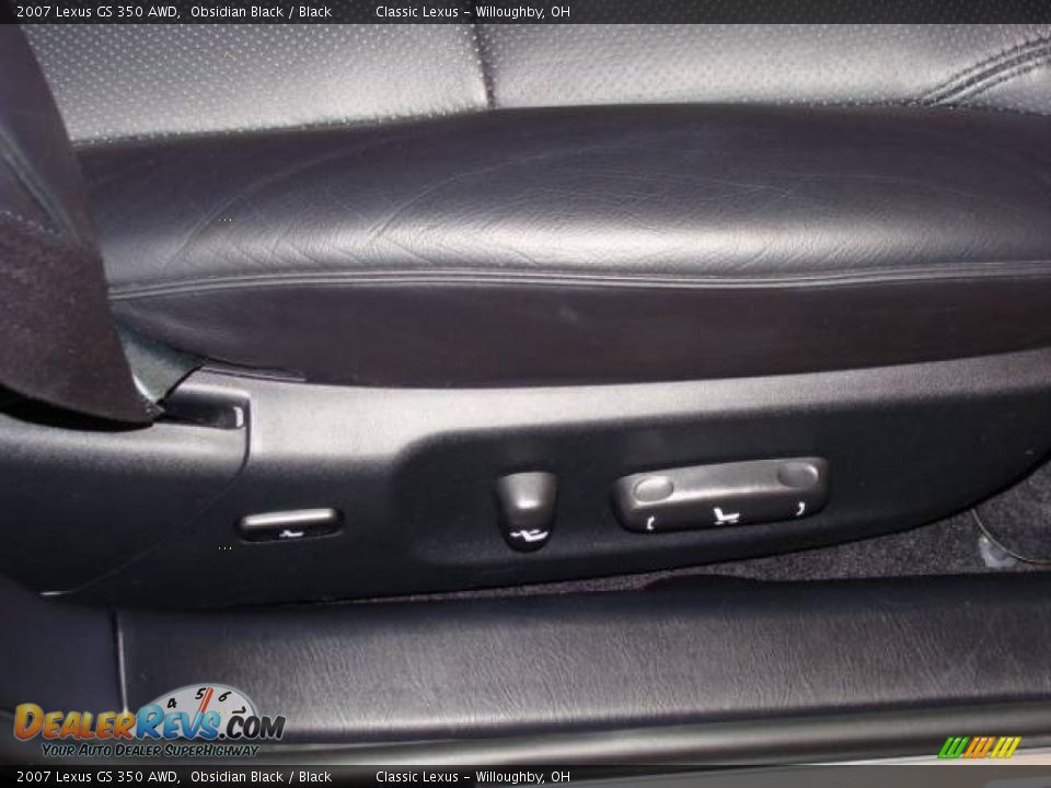 2007 Lexus GS 350 AWD Obsidian Black / Black Photo #19