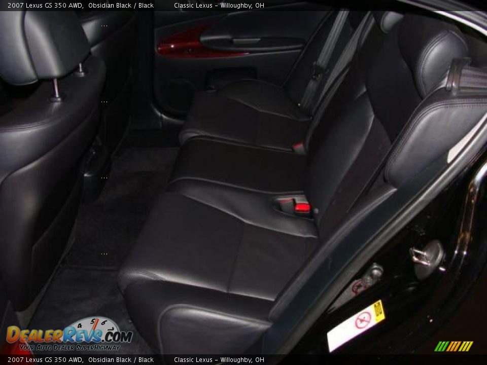 2007 Lexus GS 350 AWD Obsidian Black / Black Photo #20