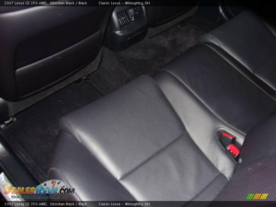 2007 Lexus GS 350 AWD Obsidian Black / Black Photo #21