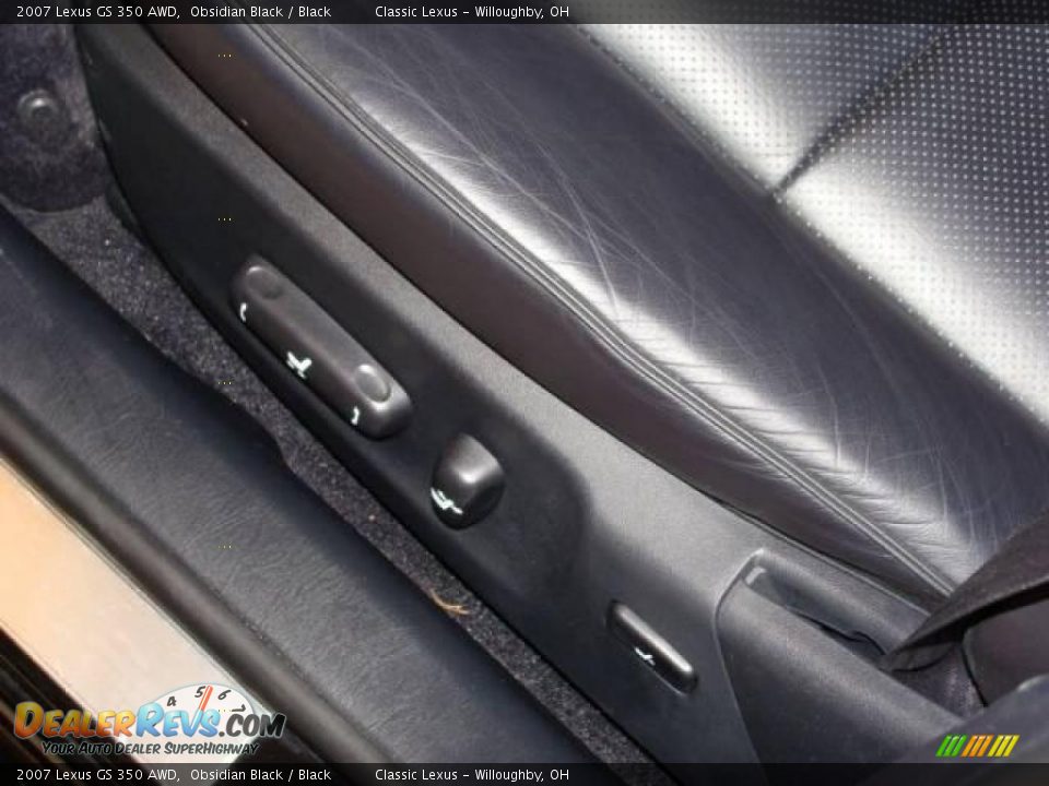 2007 Lexus GS 350 AWD Obsidian Black / Black Photo #26
