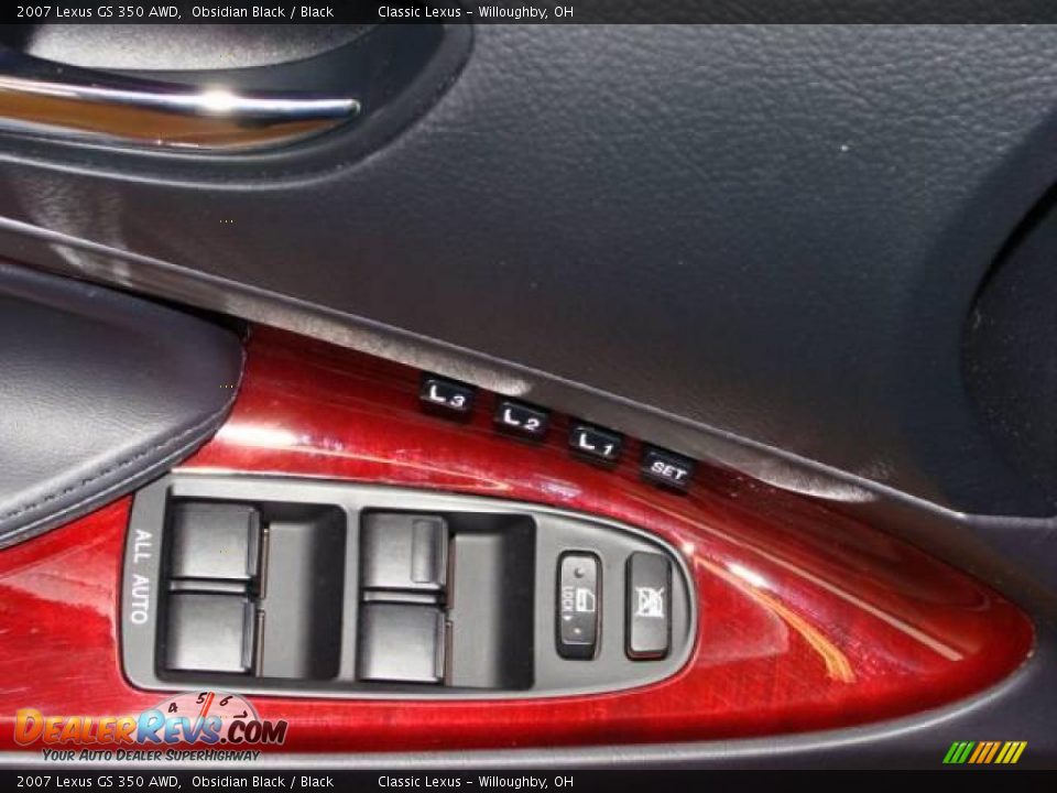2007 Lexus GS 350 AWD Obsidian Black / Black Photo #28