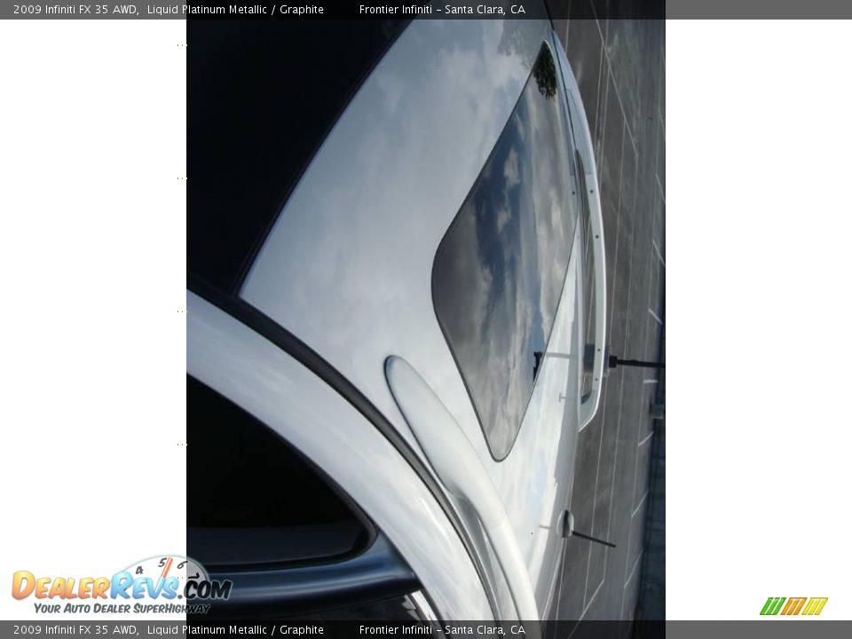 2009 Infiniti FX 35 AWD Liquid Platinum Metallic / Graphite Photo #9
