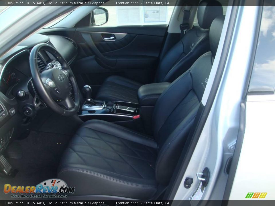 2009 Infiniti FX 35 AWD Liquid Platinum Metallic / Graphite Photo #11