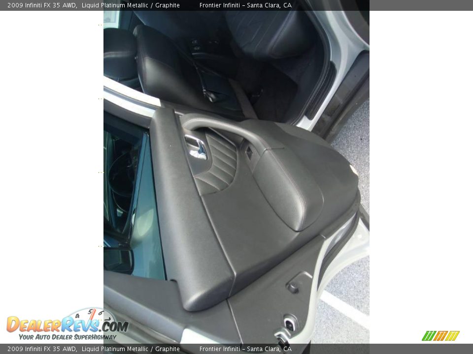 2009 Infiniti FX 35 AWD Liquid Platinum Metallic / Graphite Photo #12