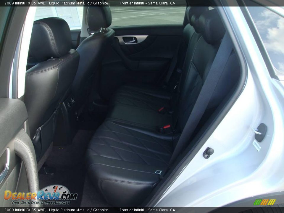 2009 Infiniti FX 35 AWD Liquid Platinum Metallic / Graphite Photo #13