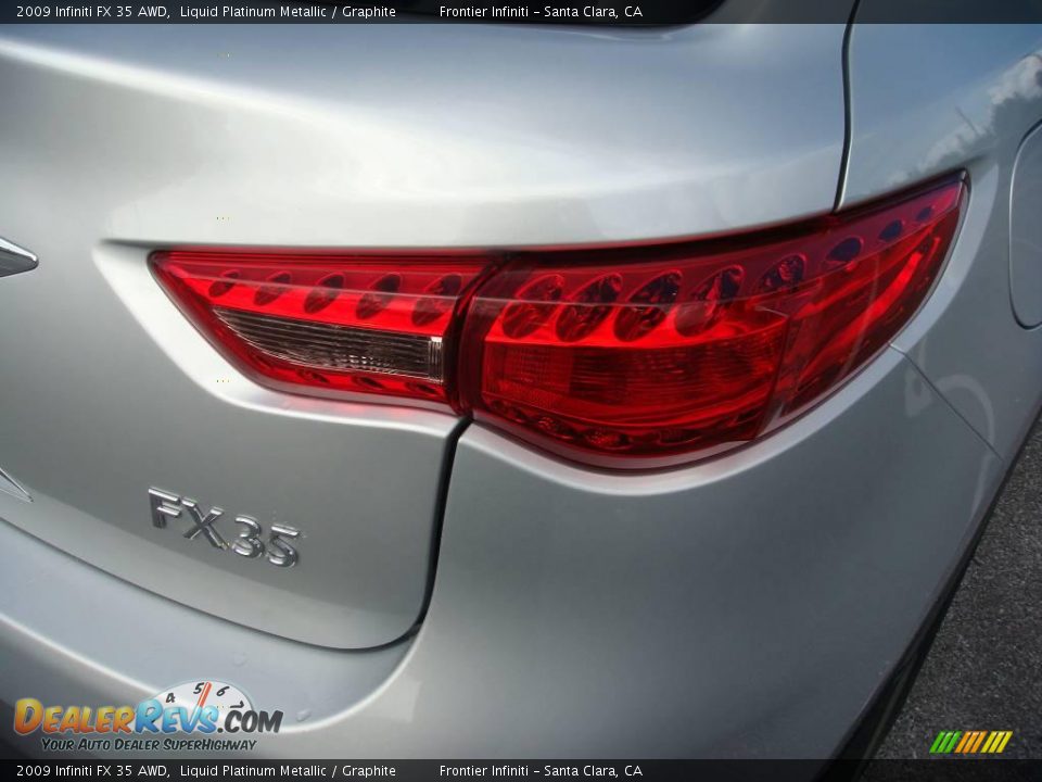 2009 Infiniti FX 35 AWD Liquid Platinum Metallic / Graphite Photo #16