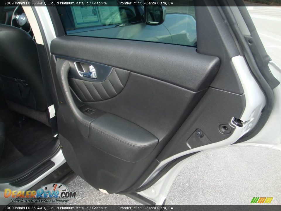 2009 Infiniti FX 35 AWD Liquid Platinum Metallic / Graphite Photo #18