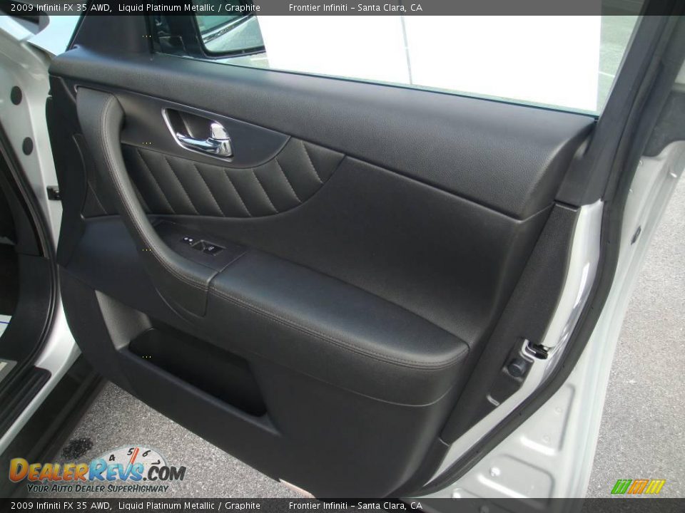 2009 Infiniti FX 35 AWD Liquid Platinum Metallic / Graphite Photo #20