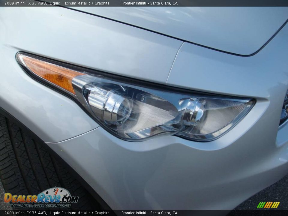 2009 Infiniti FX 35 AWD Liquid Platinum Metallic / Graphite Photo #21