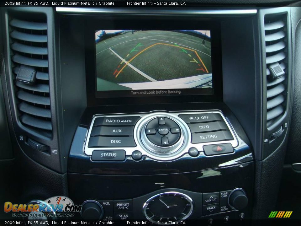 2009 Infiniti FX 35 AWD Liquid Platinum Metallic / Graphite Photo #22