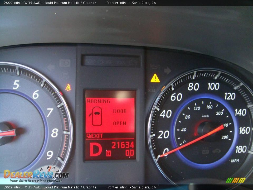 2009 Infiniti FX 35 AWD Liquid Platinum Metallic / Graphite Photo #23
