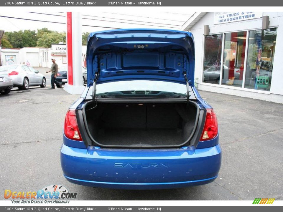 2004 Saturn ION 2 Quad Coupe Electric Blue / Black Photo #18