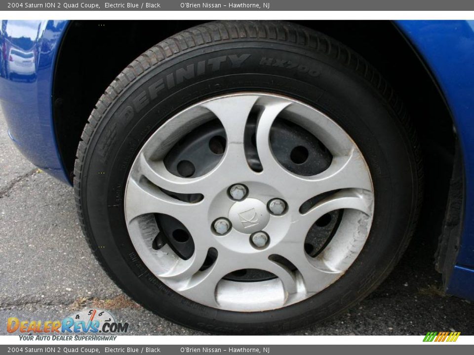 2004 Saturn ION 2 Quad Coupe Electric Blue / Black Photo #26