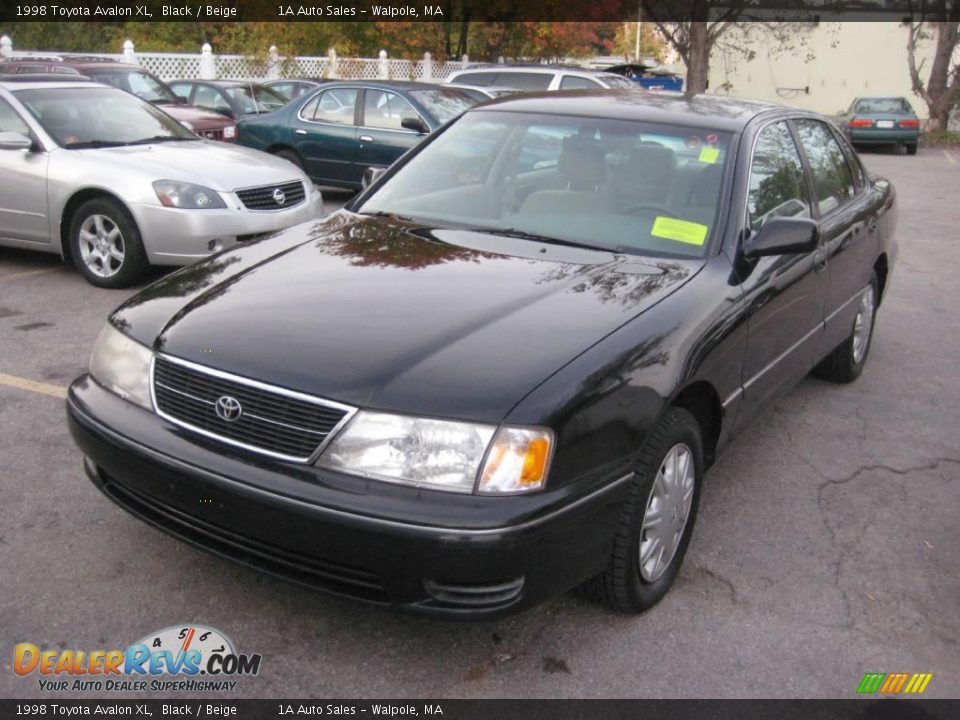 1998 Toyota Avalon XL Black / Beige Photo #1