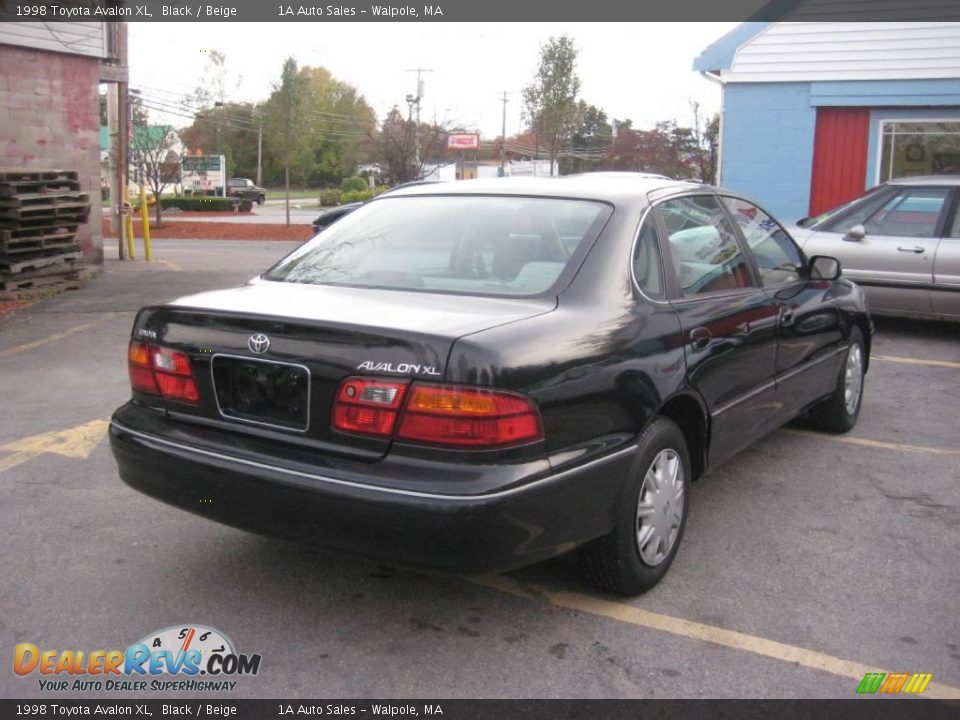 1998 Toyota Avalon XL Black / Beige Photo #2