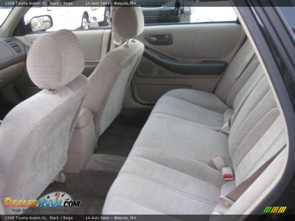 1998 Toyota Avalon XL Black / Beige Photo #4