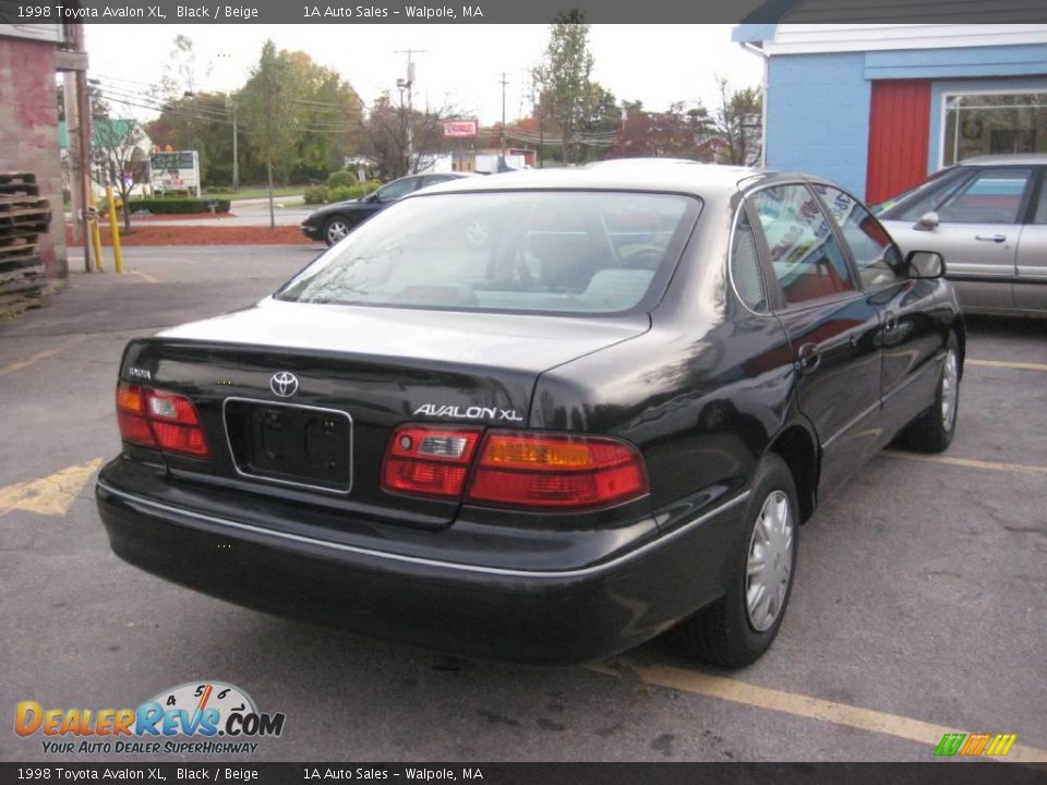 1998 Toyota Avalon XL Black / Beige Photo #8