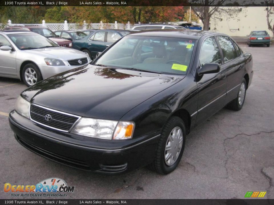 1998 Toyota Avalon XL Black / Beige Photo #9