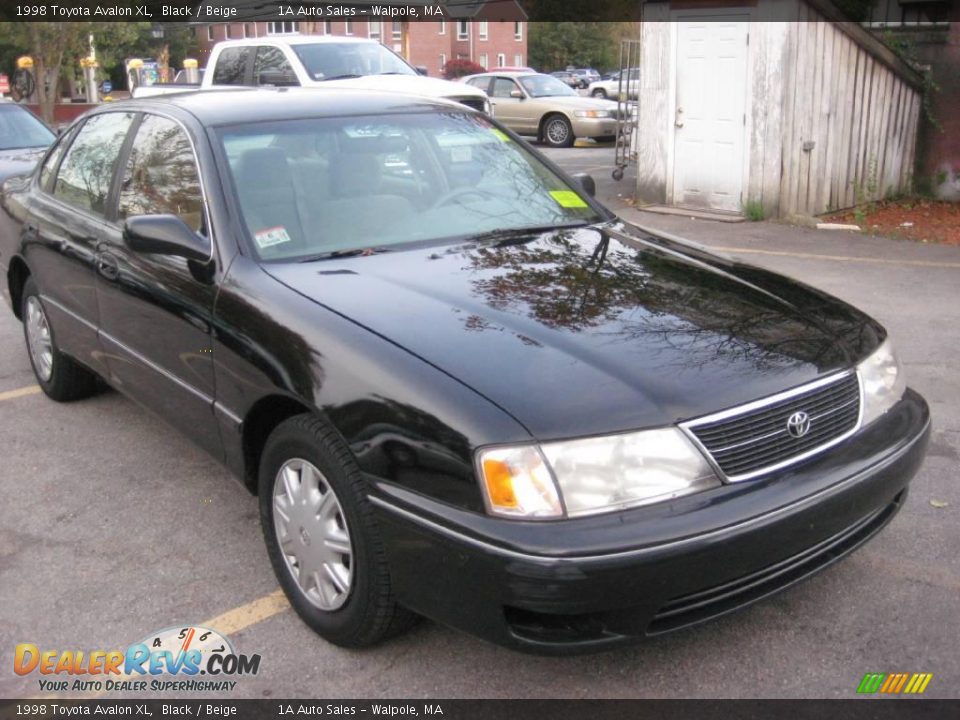 1998 Toyota Avalon XL Black / Beige Photo #19