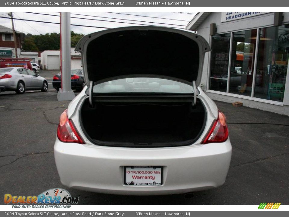 2004 Toyota Solara SLE Coupe Arctic Frost Pearl / Dark Stone Gray Photo #19