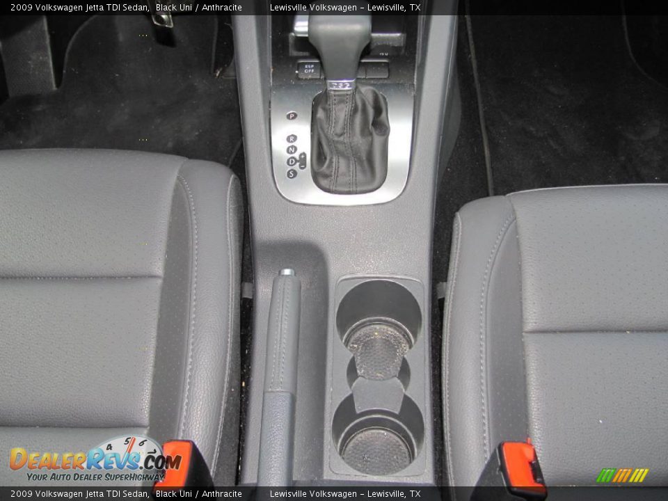 2009 Volkswagen Jetta TDI Sedan Black Uni / Anthracite Photo #17
