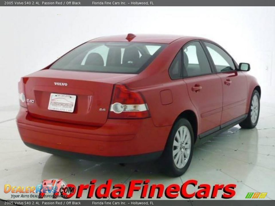 2005 Volvo S40 2.4i Passion Red / Off Black Photo #2
