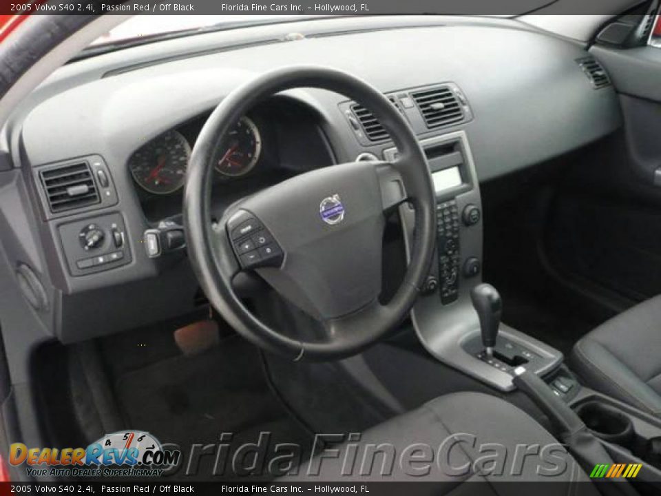 2005 Volvo S40 2.4i Passion Red / Off Black Photo #12