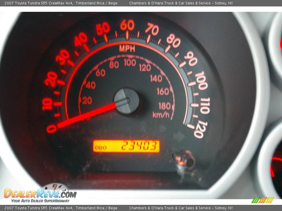 2007 Toyota Tundra SR5 CrewMax 4x4 Timberland Mica / Beige Photo #6