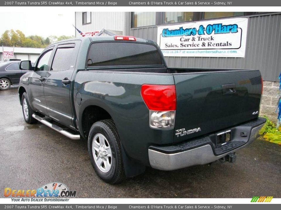 2007 Toyota Tundra SR5 CrewMax 4x4 Timberland Mica / Beige Photo #12