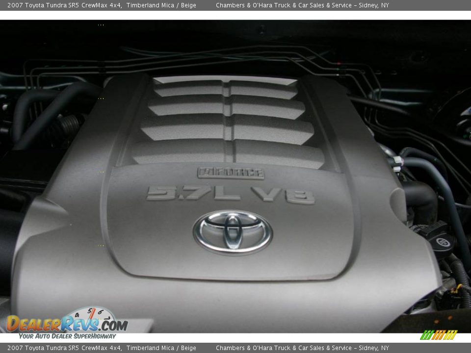 2007 Toyota Tundra SR5 CrewMax 4x4 Timberland Mica / Beige Photo #16