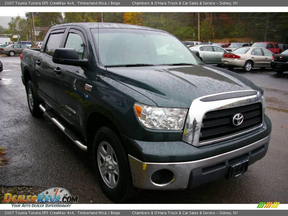 2007 Toyota Tundra SR5 CrewMax 4x4 Timberland Mica / Beige Photo #18