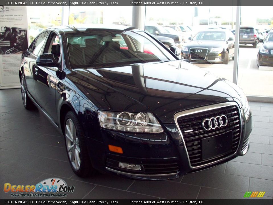 2010 Audi A6 3.0 TFSI quattro Sedan Night Blue Pearl Effect / Black Photo #1
