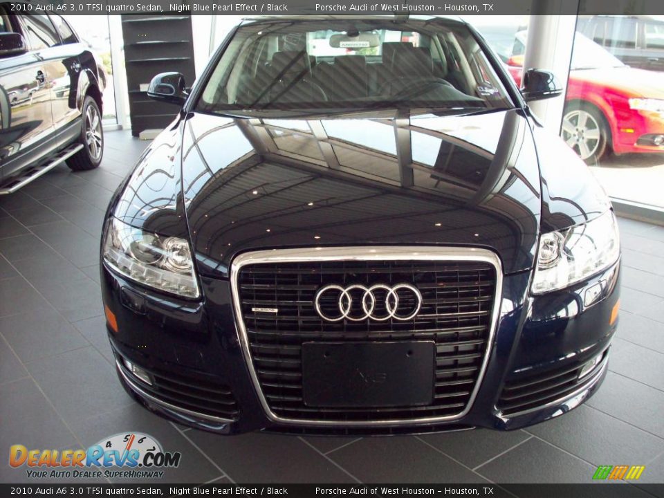 2010 Audi A6 3.0 TFSI quattro Sedan Night Blue Pearl Effect / Black Photo #2
