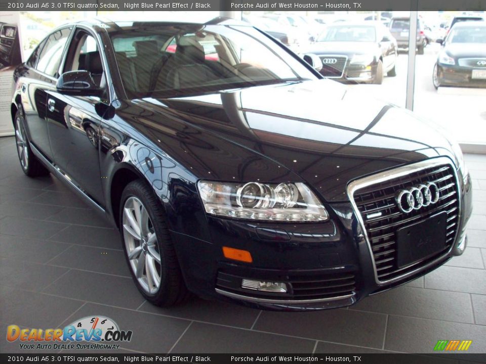 2010 Audi A6 3.0 TFSI quattro Sedan Night Blue Pearl Effect / Black Photo #3