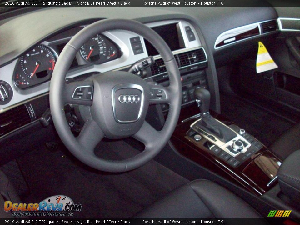 2010 Audi A6 3.0 TFSI quattro Sedan Night Blue Pearl Effect / Black Photo #4