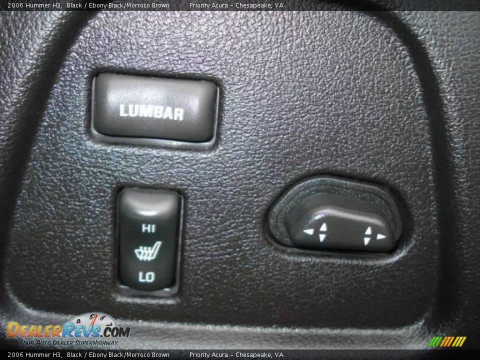 2006 Hummer H3 Black / Ebony Black/Morroco Brown Photo #10