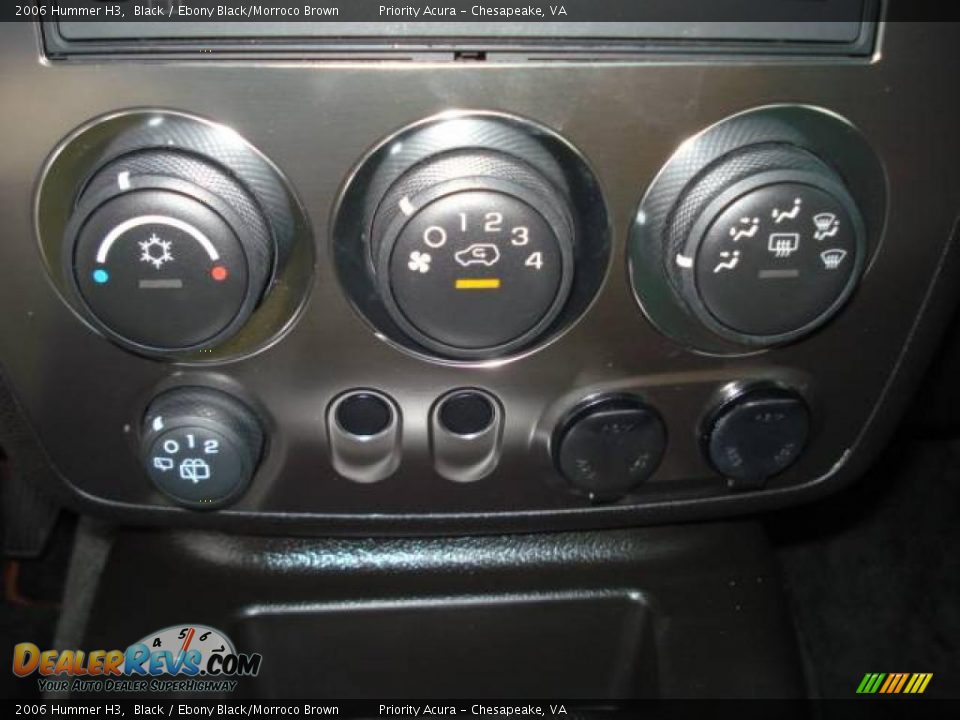 2006 Hummer H3 Black / Ebony Black/Morroco Brown Photo #18