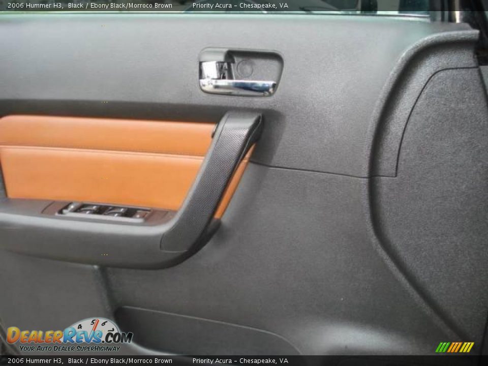 2006 Hummer H3 Black / Ebony Black/Morroco Brown Photo #19