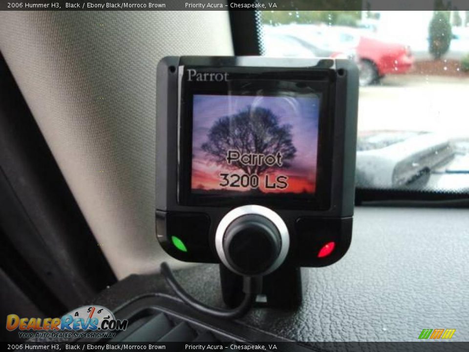 2006 Hummer H3 Black / Ebony Black/Morroco Brown Photo #20