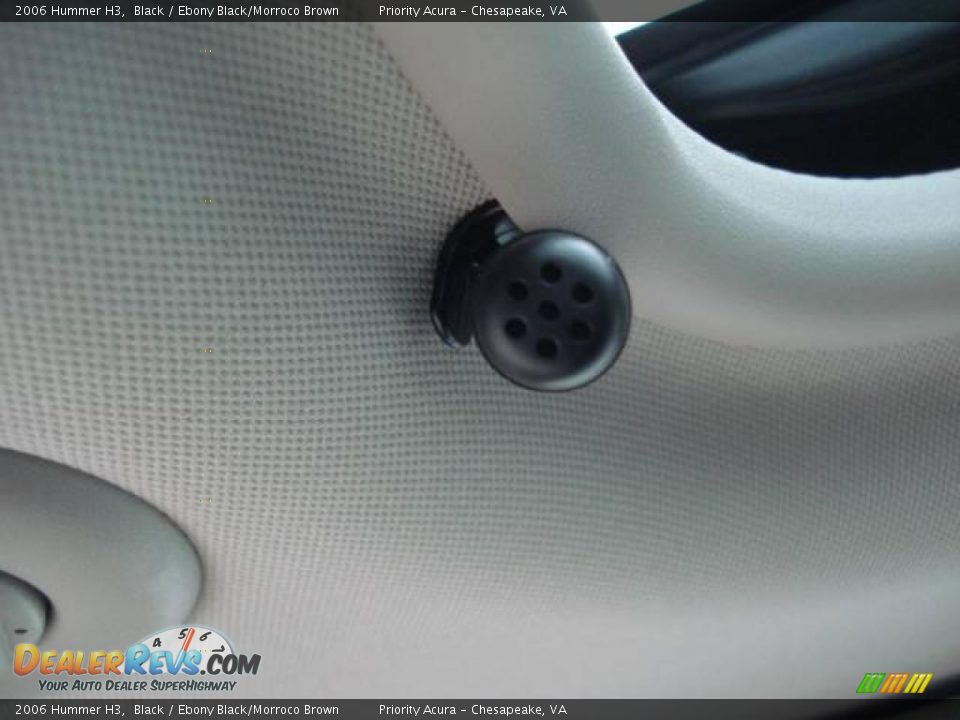 2006 Hummer H3 Black / Ebony Black/Morroco Brown Photo #21