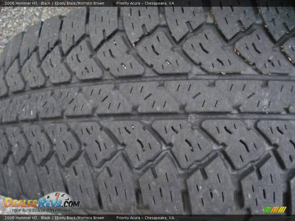 2006 Hummer H3 Black / Ebony Black/Morroco Brown Photo #24